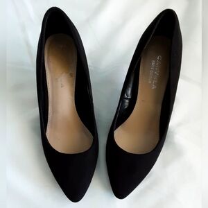 Kurt Geiger Carvela Black Suede heeled shoes